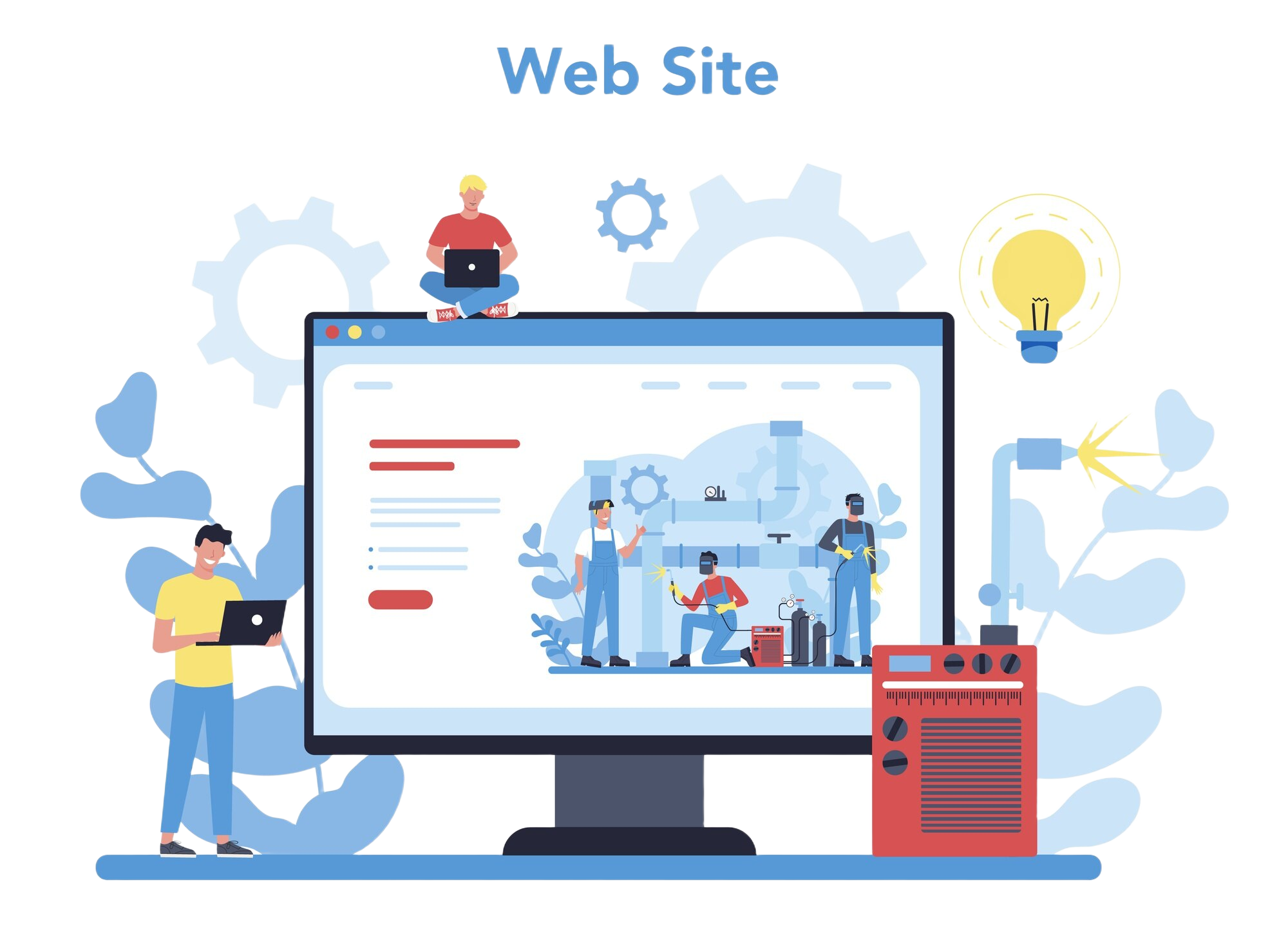 active website animated icon
