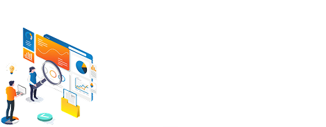 web team analysing website icon animated