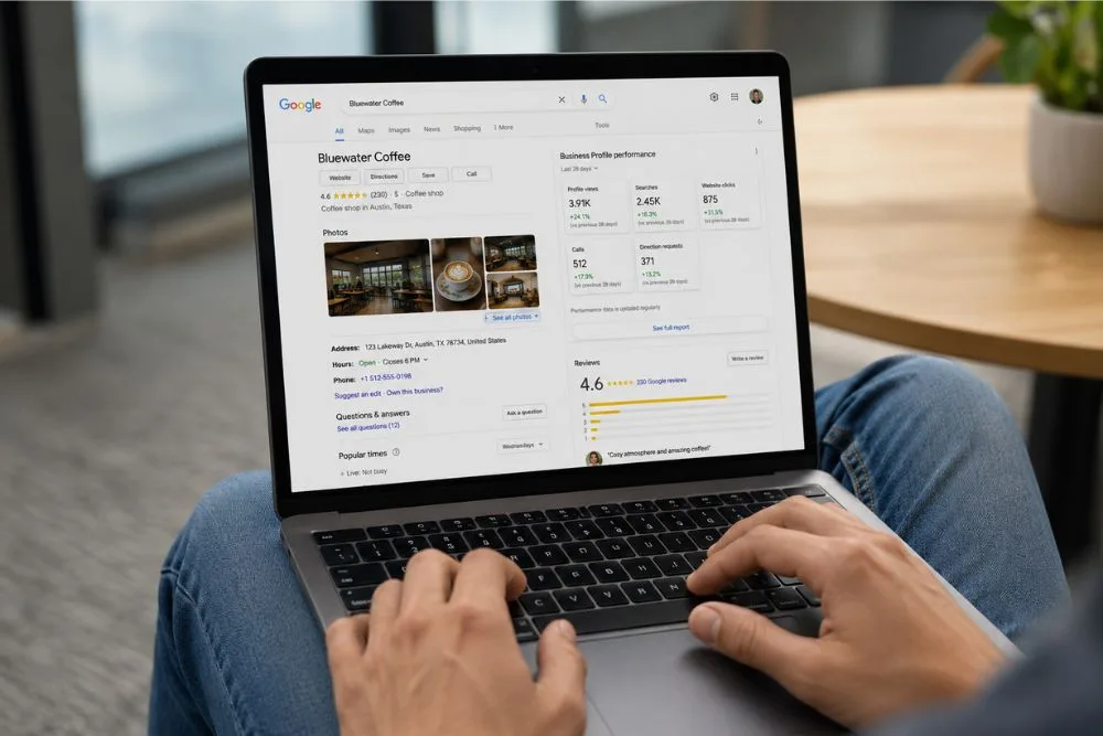Google Business Profile Insights in Analytics Reports